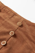 Decorative Button Straight Leg Pants - Your Second Look
