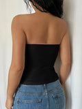Devine Lace Detail Tube Top - Your Second Look