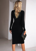 Devine Rib - Knit Sweater Dress - Your Second Look