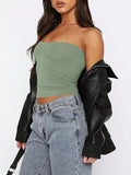 Devine Ruched Tube Top - Your Second Look