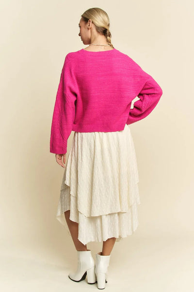 Diamond Cable Pattern Sweater - Your Second Look