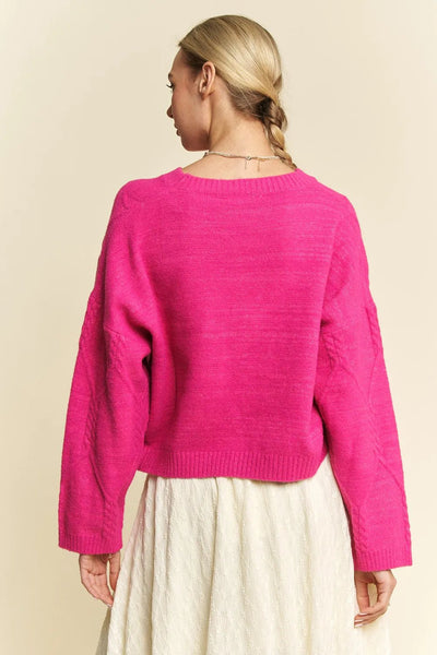 Diamond Cable Pattern Sweater - Your Second Look