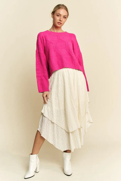 Diamond Cable Pattern Sweater - Your Second Look