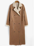 Drop Shoulder Sherpa Longline Coat - Your Second Look