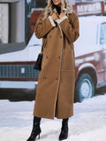Drop Shoulder Sherpa Longline Coat - Your Second Look