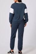 Drop Shoulder Sweatshirt and Joggers Set - Your Second Look