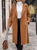 Dropped Shoulder Tie Waist Coat - Your Second Look