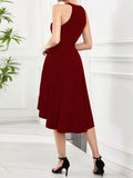 Elegant High - Low Hem Sleeveless Dress - Your Second Look