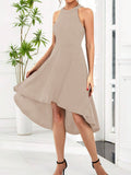 Elegant High - Low Hem Sleeveless Dress - Your Second Look