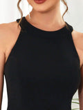 Elegant High - Low Hem Sleeveless Dress - Your Second Look