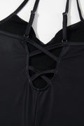 Embroidered V - Neck One - Piece Swimwear - Your Second Look