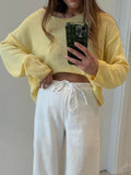 Everyday Boat Neck Drop Shoulder Sweater - Your Second Look