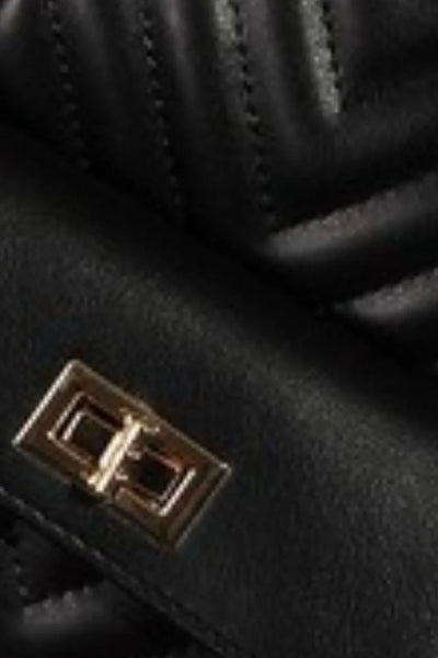 Fame Faux Leather Cushioned Sling Bag - Your Second Look
