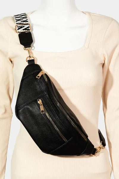Fame PU Leather Crossbody Bag with Removable Strap - Your Second Look