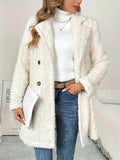 Fleece Double - Breasted Longline Coat - Your Second Look