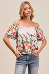 Floral Off The Shoulder Blouse - Your Second Look