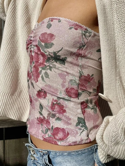 Floral Print Tube Top - Your Second Look