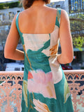 Floral Square Neck Maxi Dress - Your Second Look