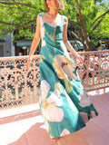 Floral Square Neck Maxi Dress - Your Second Look