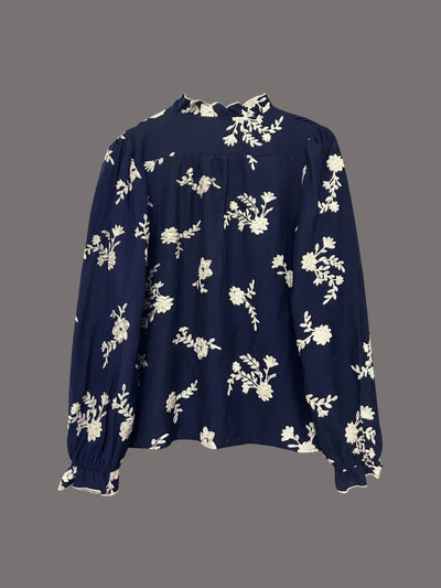 Flower Button Up Long Sleeve Shirt - Your Second Look