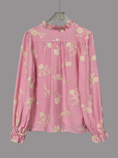 Flower Button Up Long Sleeve Shirt - Your Second Look