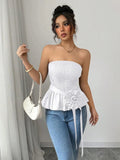Flower Smocked Tube Top - Your Second Look