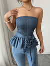 Flower Smocked Tube Top - Your Second Look
