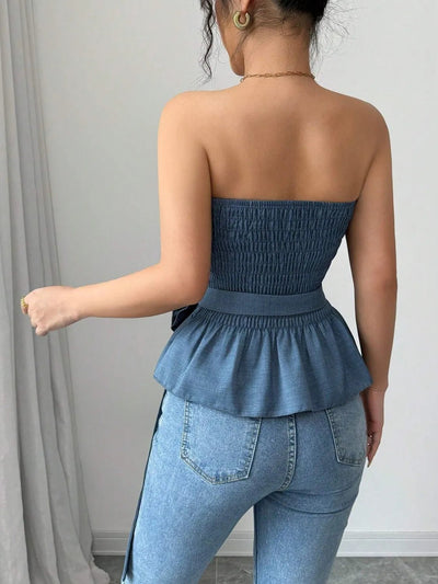Flower Smocked Tube Top - Your Second Look