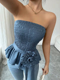 Flower Smocked Tube Top - Your Second Look