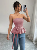Flower Smocked Tube Top - Your Second Look