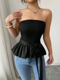 Flower Smocked Tube Top - Your Second Look