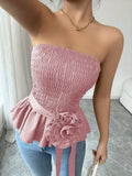 Flower Smocked Tube Top - Your Second Look