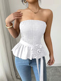 Flower Smocked Tube Top - Your Second Look