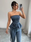 Flower Smocked Tube Top - Your Second Look
