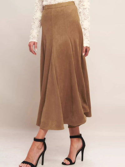 Flowy A - Line Midi Skirt - Your Second Look