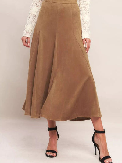 Flowy A - Line Midi Skirt - Your Second Look