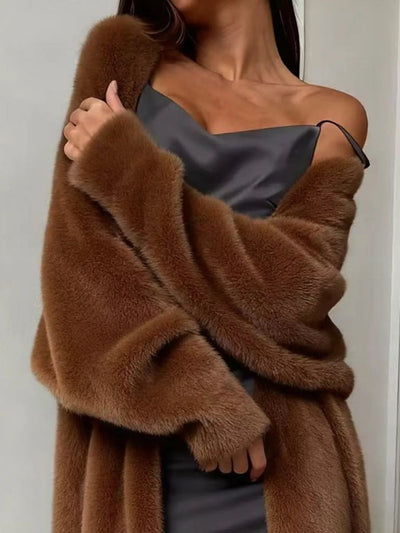 Fuzzy Open Front Longline Cardigan - Your Second Look