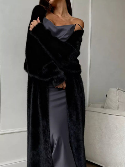 Fuzzy Open Front Longline Cardigan - Your Second Look