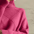 Geometric Turtleneck Sweater - Your Second Look