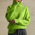 Geometric Turtleneck Sweater - Your Second Look