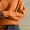 Geometric Turtleneck Sweater - Your Second Look