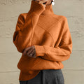 Geometric Turtleneck Sweater - Your Second Look