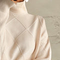 Geometric Turtleneck Sweater - Your Second Look