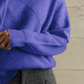 Geometric Turtleneck Sweater - Your Second Look