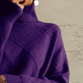Geometric Turtleneck Sweater - Your Second Look