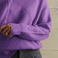 Geometric Turtleneck Sweater - Your Second Look