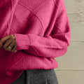 Geometric Turtleneck Sweater - Your Second Look
