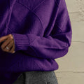 Geometric Turtleneck Sweater - Your Second Look