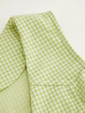 Gingham Button - Front A - Line Mini Dress - Your Second Look