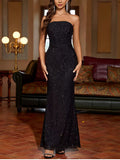 Glitter Tube Mermaid Maxi Dress - Your Second Look